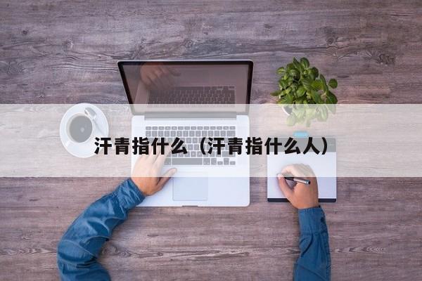 汗青指什么（汗青指什么人）