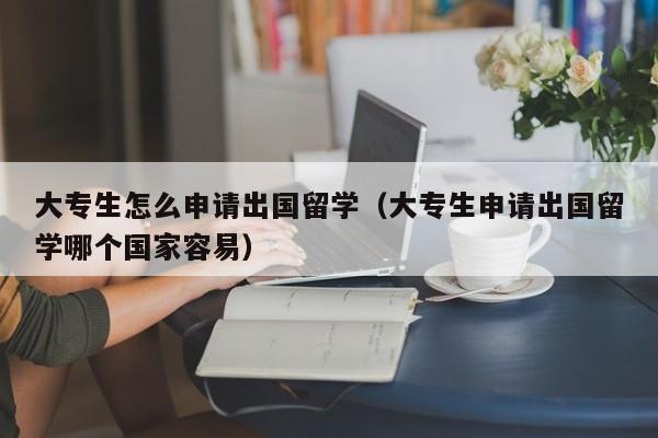大专生怎么申请出国留学（大专生申请出国留学哪个国家容易）