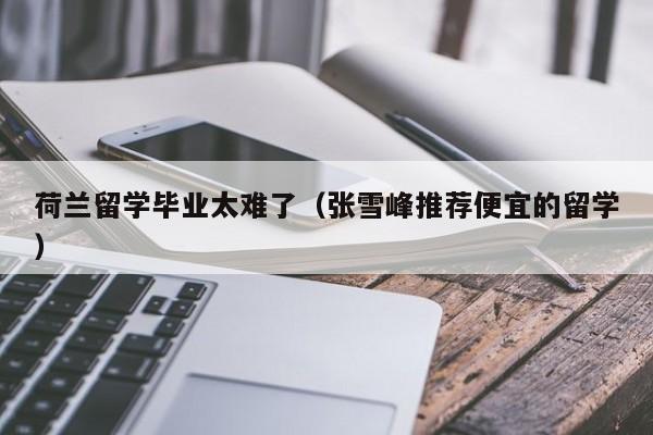 荷兰留学毕业太难了（张雪峰推荐便宜的留学）
